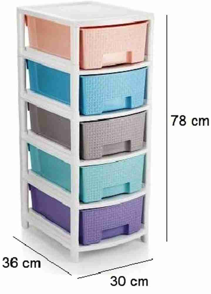 Modern Plastic MULTIPURPOSE MODULAR DRAWER ORGANIZER STORAGE BOX - 5  LAYERS, For KITCHEN OFFICE at Rs 540/piece in Bhiwani