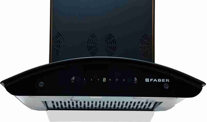 FABER HOOD ORIENT XPRESS 3D IND HC SC BK 60 Auto Clean Wall Mounted Black 1225 CMH Chimney