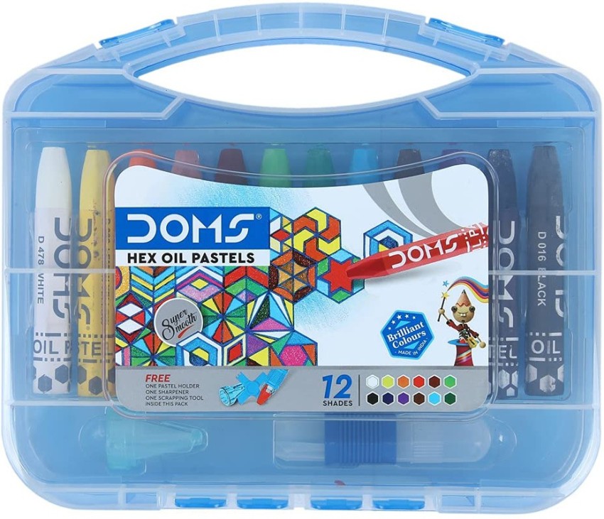 Oil Pastels,24+1 Assorted Colors+1 Sharpener and 1 Pastel Holder, Oil  Pastels fo