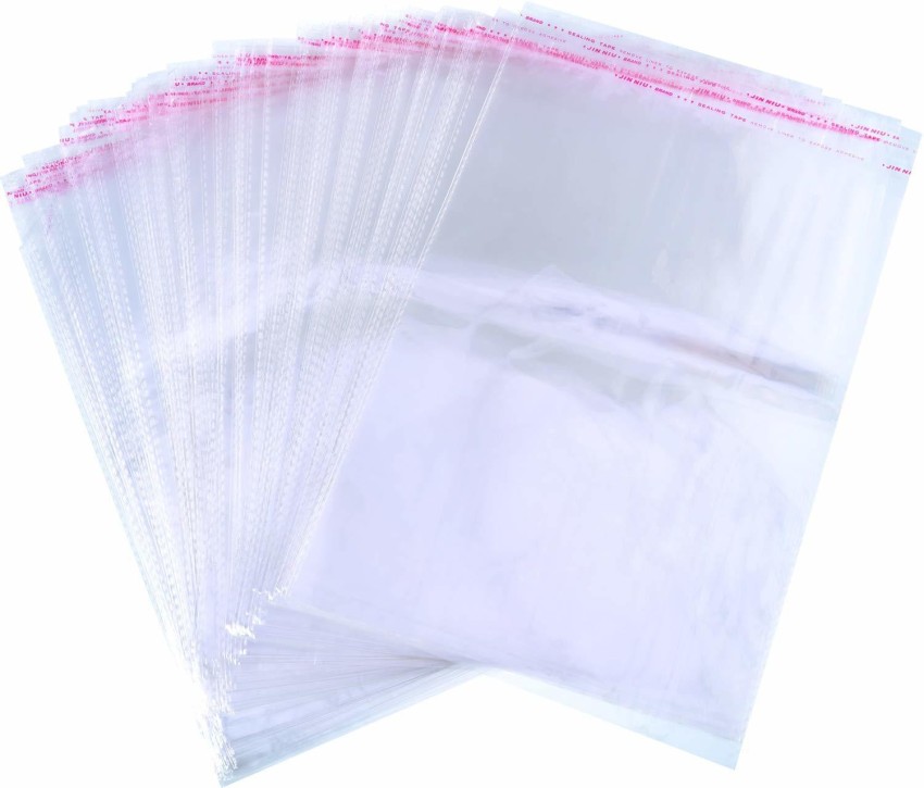 Iconic Self Seal Plastic Adhesive Garment Bags (12*16 inch) Cristal Clear  polythene Pouches for Packing Saree and Other Clothes Envelopes Price in  India - Buy Iconic Self Seal Plastic Adhesive Garment Bags (