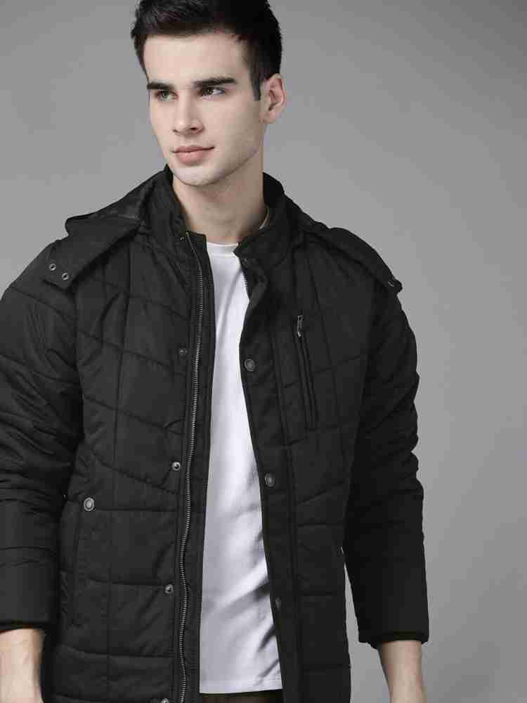 Buy The Roadster Lifestyle Co Men Black Solid Padded Jacket - Jackets for  Men 9564007