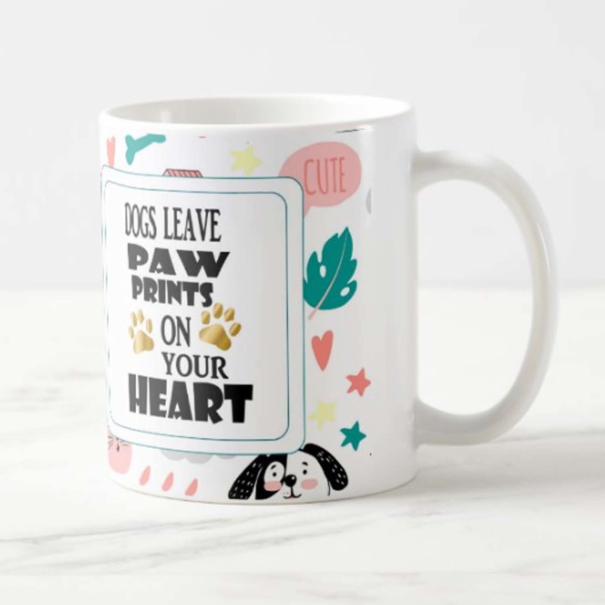 Keep Calm and Love Your Dog Coffee Mug, Funny Dog Lover Gift, Dog Dad Coffee  Cup, Typography Print Hot Tea Cup, Dog Mom Novelty Latte Mug 