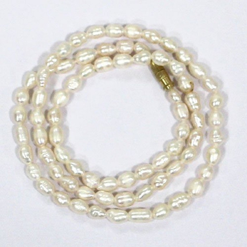 White Fresh Water Pearl Chain 16