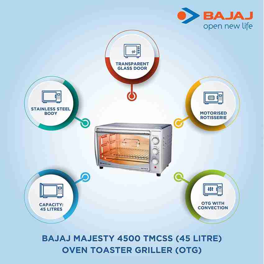 bajaj otg oven 45 litres