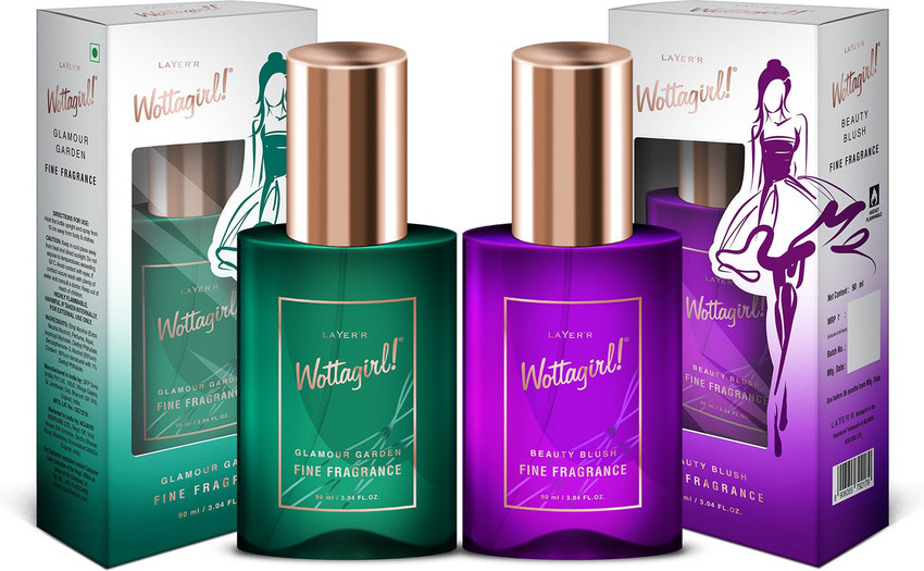 Buy LAYER R Wottagirl Fine Fragrance Combo Pack of 2 Beauty Blush