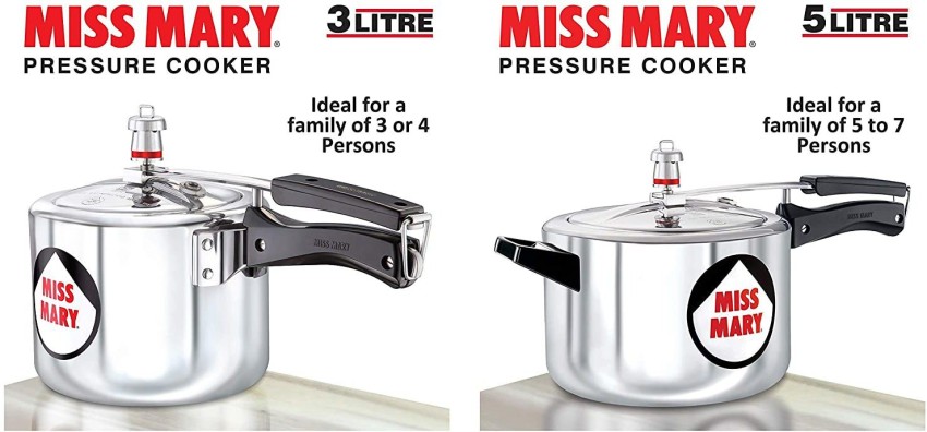 Hawkins MISS MARY 5 L 3 L Pressure Cooker Price in India Buy