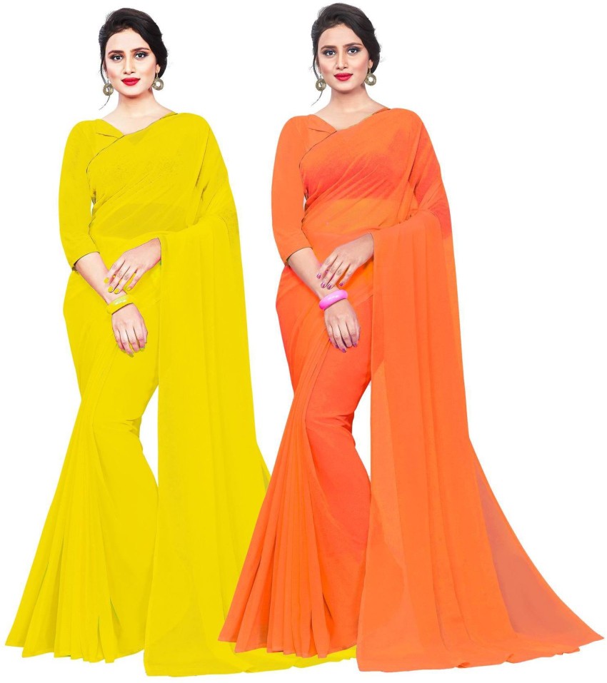 Simple hot sale saree flipkart