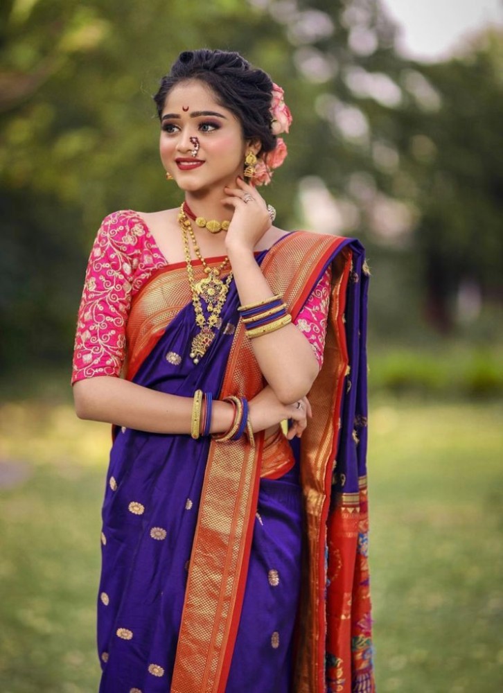 how to wear Nauvari saree with normal saree | Nauvari saree | kashta saree  draping | marathi saree - YouTube