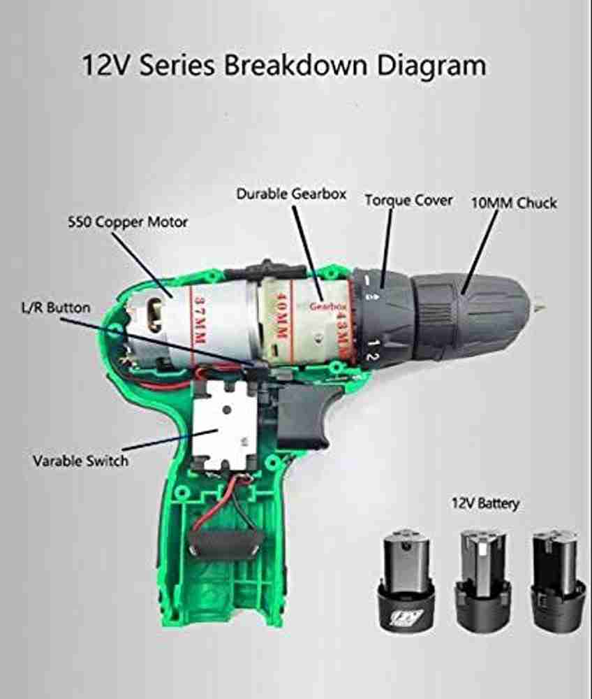Milwaukee cordless hotsell screwdriver battery
