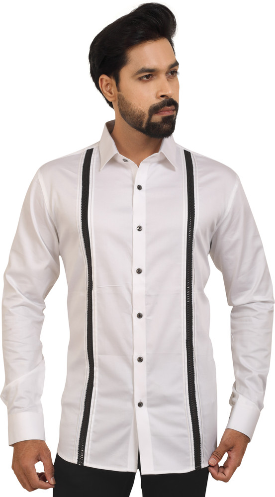Apple Cut Fashion Men Self Design Casual White Shirt - Buy Apple Cut  Fashion Men Self Design Casual White Shirt Online at Best Prices in India |  Flipkart.com
