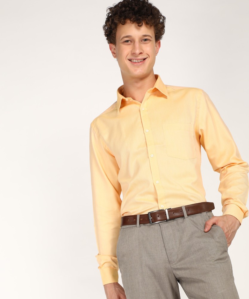 Buy Light Yellow Shirts for Men by RAYMOND Online