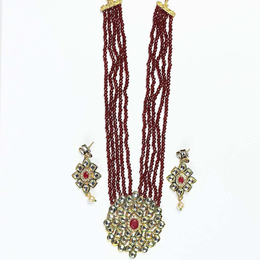 Kundan necklace set flipkart store