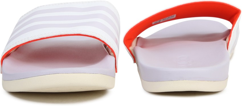 Adidas adilette cloudfoam striped womens slide sandals hot sale