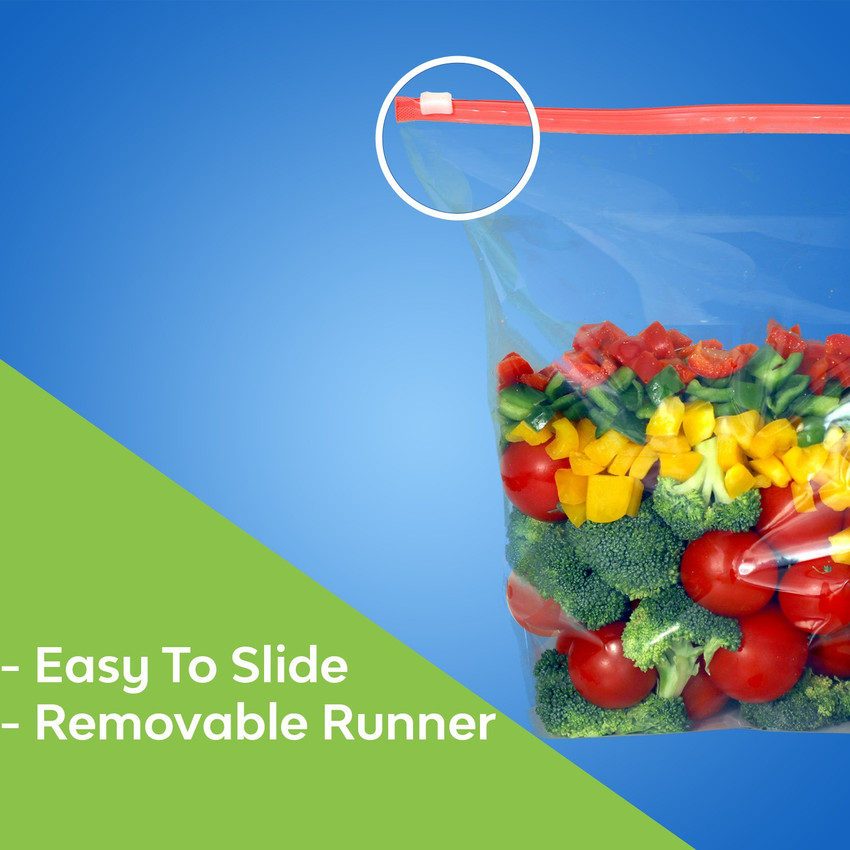 Zip pouch store for vegetables