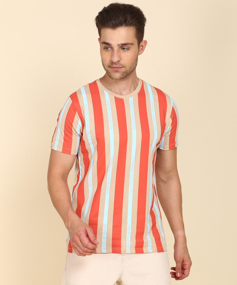 Striped t shirt mens india hotsell
