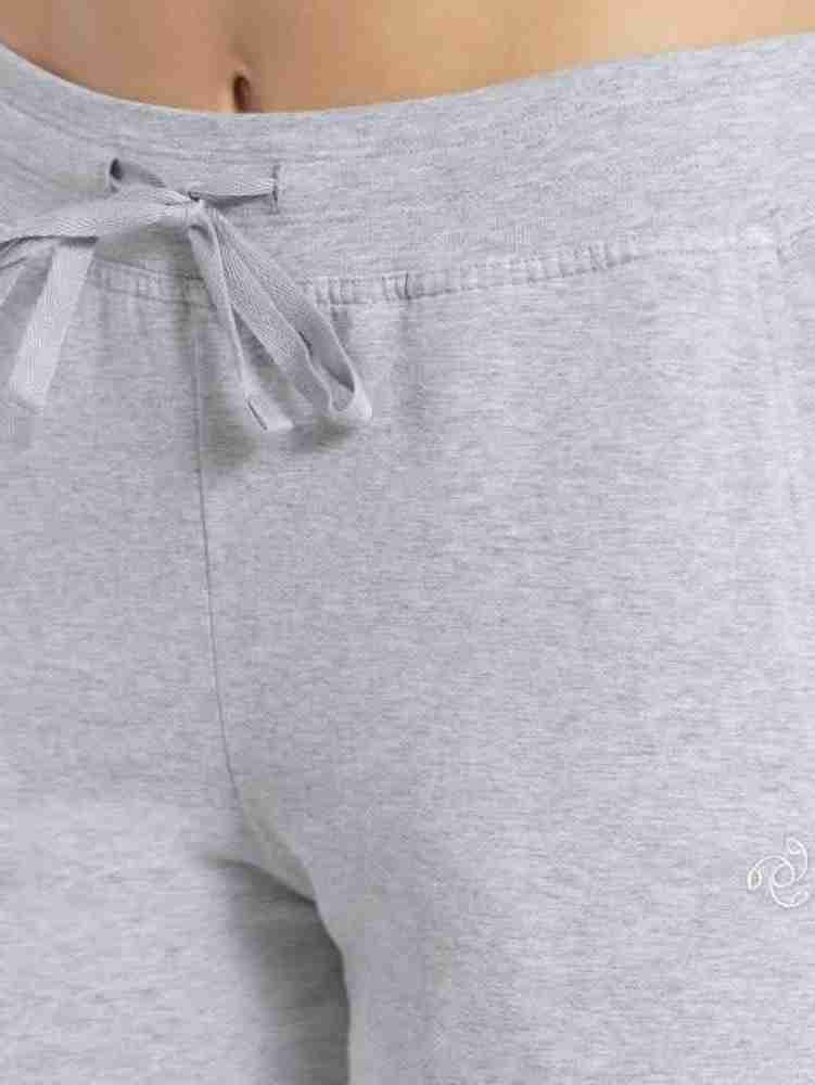 JOCKEY Solid Women Grey Track Pants - Buy JOCKEY Solid Women Grey