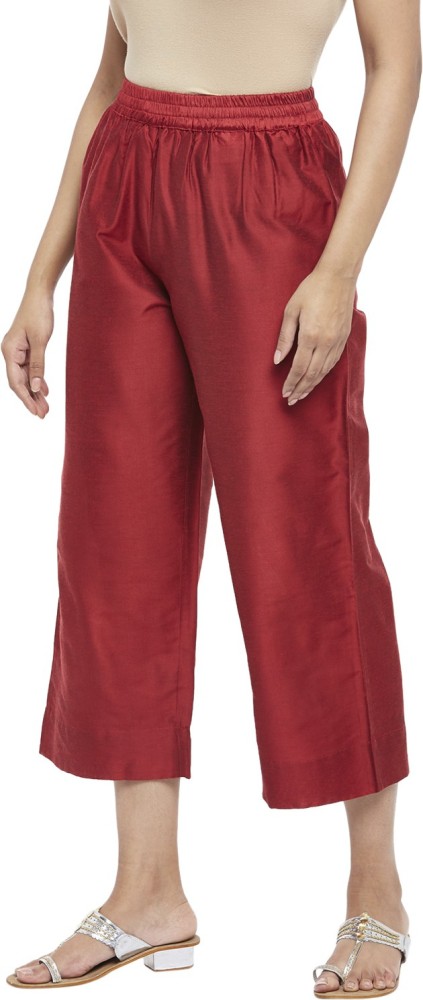 Rangmanch by Pantaloons Red Regular Fit Leggings
