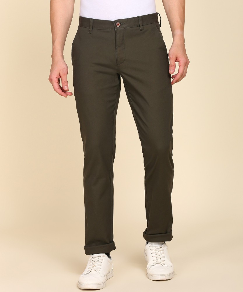 Buy Louis Philippe Navy Regular Fit Striped Trousers for Mens Online  Tata  CLiQ