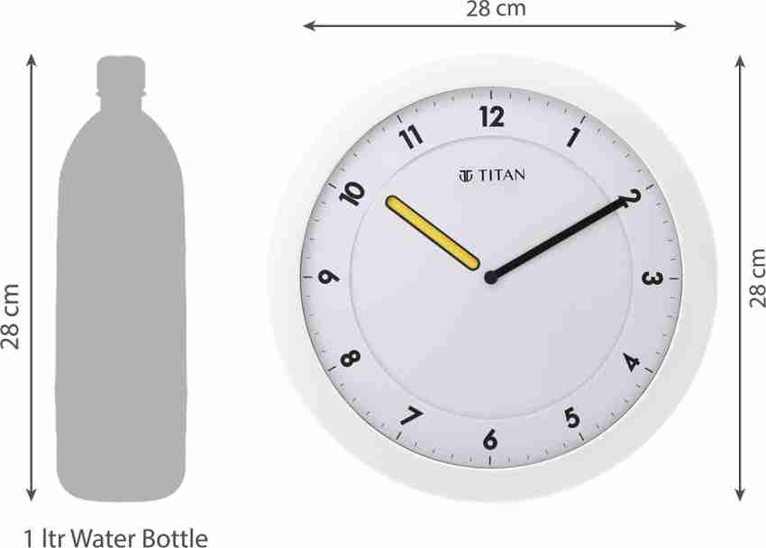 Titan Analog 28 cm X 28 cm Wall Clock Price in India Buy Titan