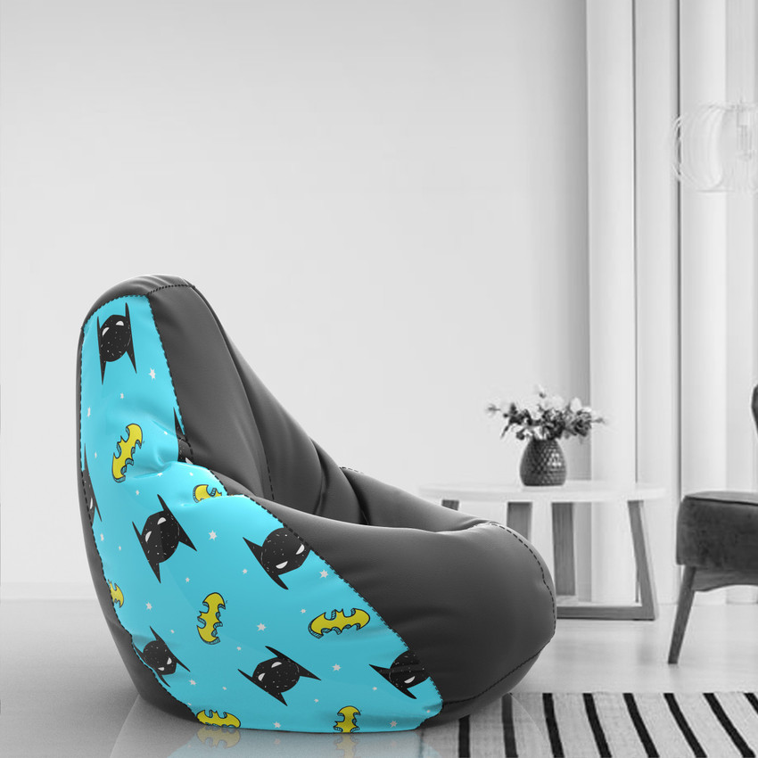 BATMAN XXL Printed Bean Bag Teardrop Bean Bag With Bean Filling Price in India Buy BATMAN XXL Printed Bean Bag Teardrop Bean Bag With Bean Filling online at Flipkart