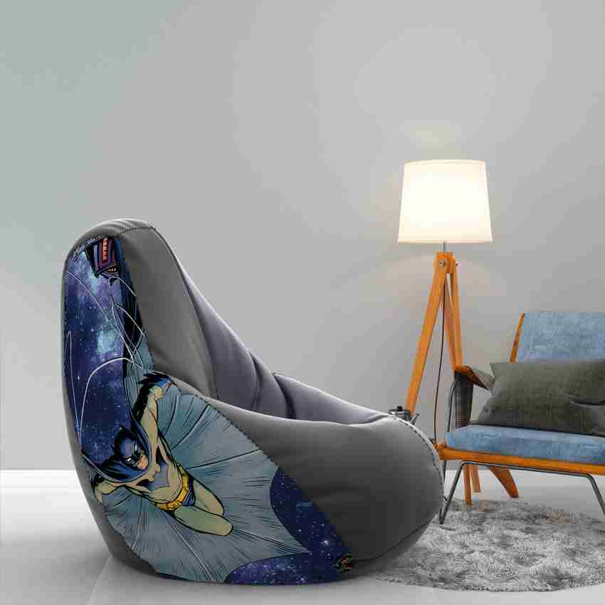 BATMAN XXXL Teardrop Bean Bag With Bean Filling Price in India Buy BATMAN XXXL Teardrop Bean Bag With Bean Filling online at Flipkart