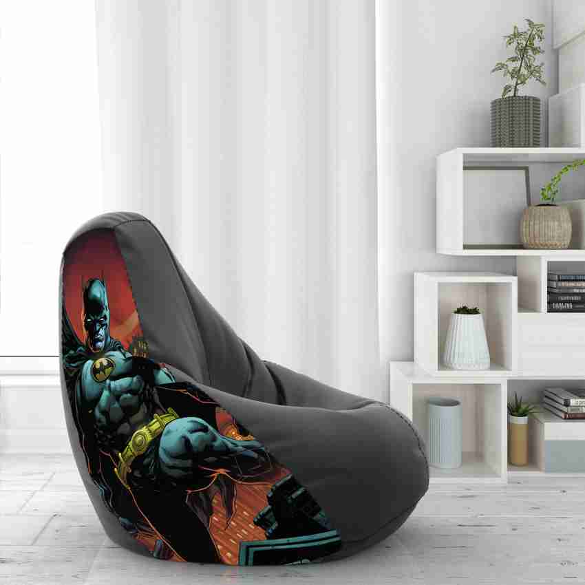 BATMAN Jumbo Teardrop Bean Bag With Bean Filling Price in India
