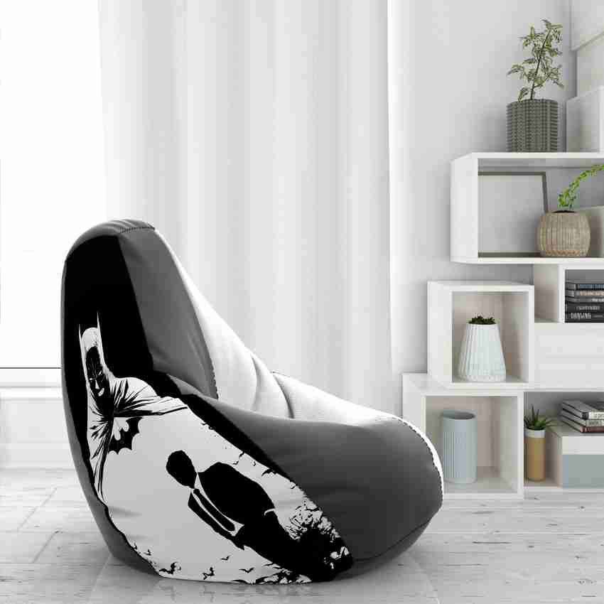 BATMAN XXXL Teardrop Bean Bag With Bean Filling Price in India Buy BATMAN XXXL Teardrop Bean Bag With Bean Filling online at Flipkart