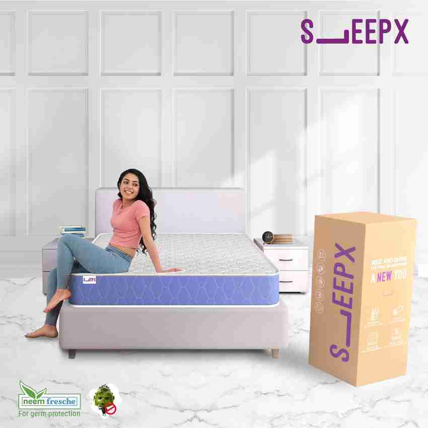SleepX Ortho Cool Gel Plus Quilted 8 inch Single Memory Foam
