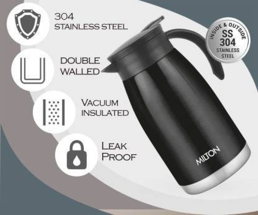 Milton Thermosteel Carafe Vacuum Insulated Flask Tea / Coffee Pot