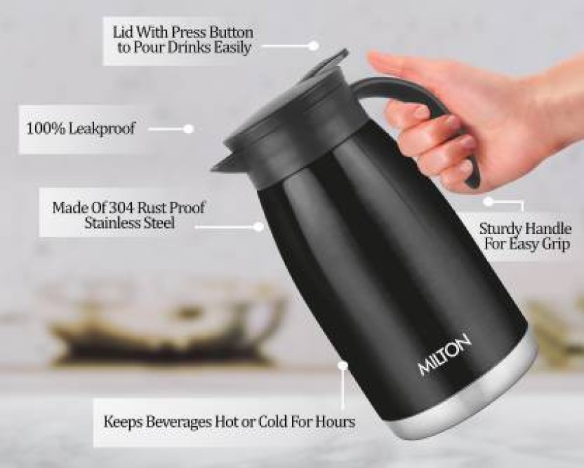 Milton Thermosteel Carafe Vacuum Insulated Flask Tea / Coffee Pot