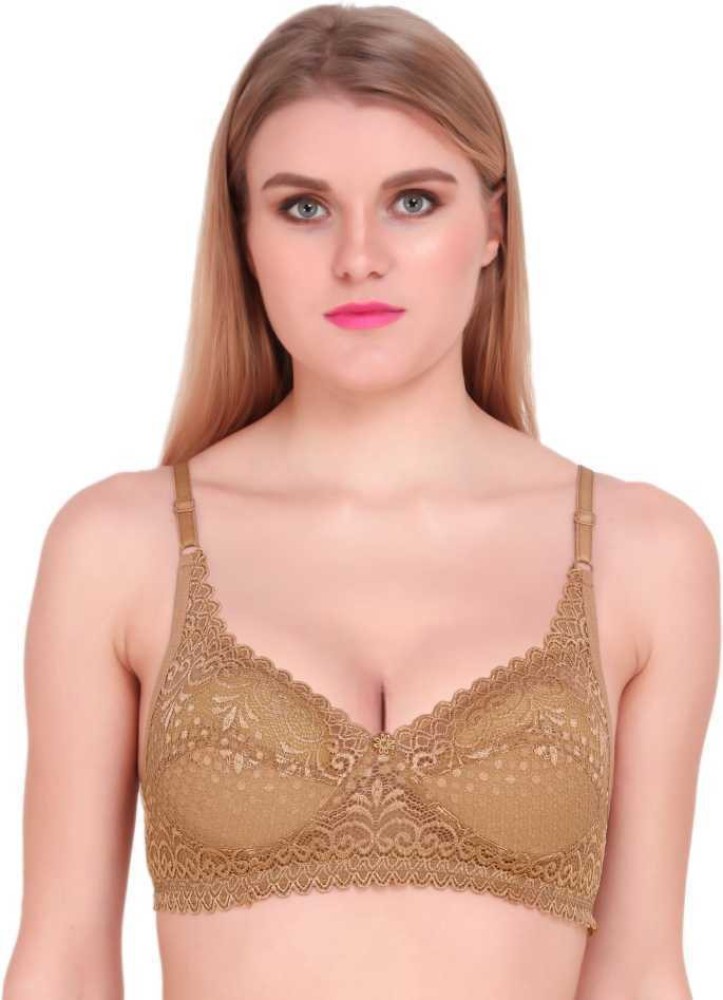 Jhanjari Net Lace Trending Bra Women Full Coverage Non Padded Bra