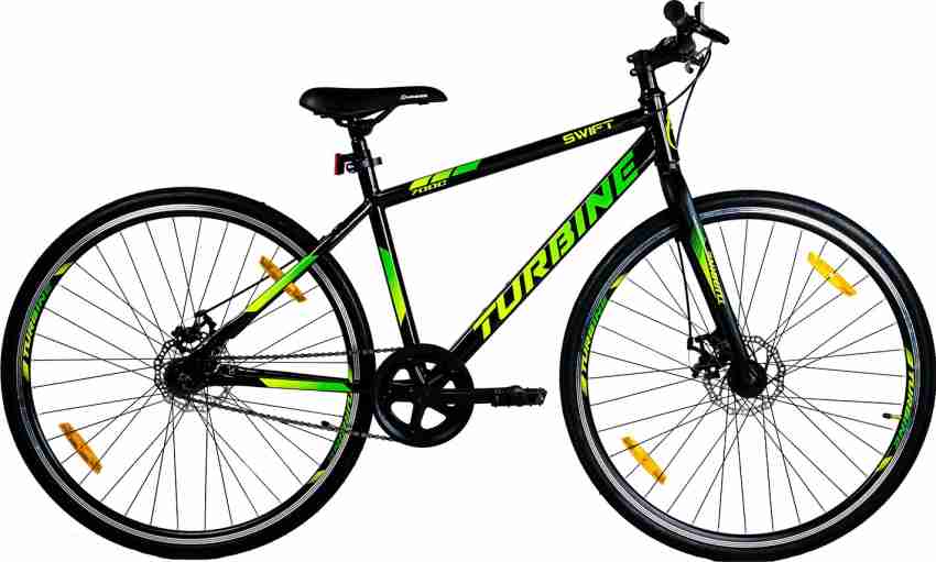 turbine SWIFT HYBRID BLACK 700C T Mountain Cycle Price in India