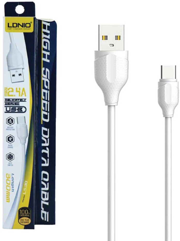 Helo Kuki Micro USB Cable 2 A 0.3 m LDNIO LS38 ANDROID/MICRO/V8 