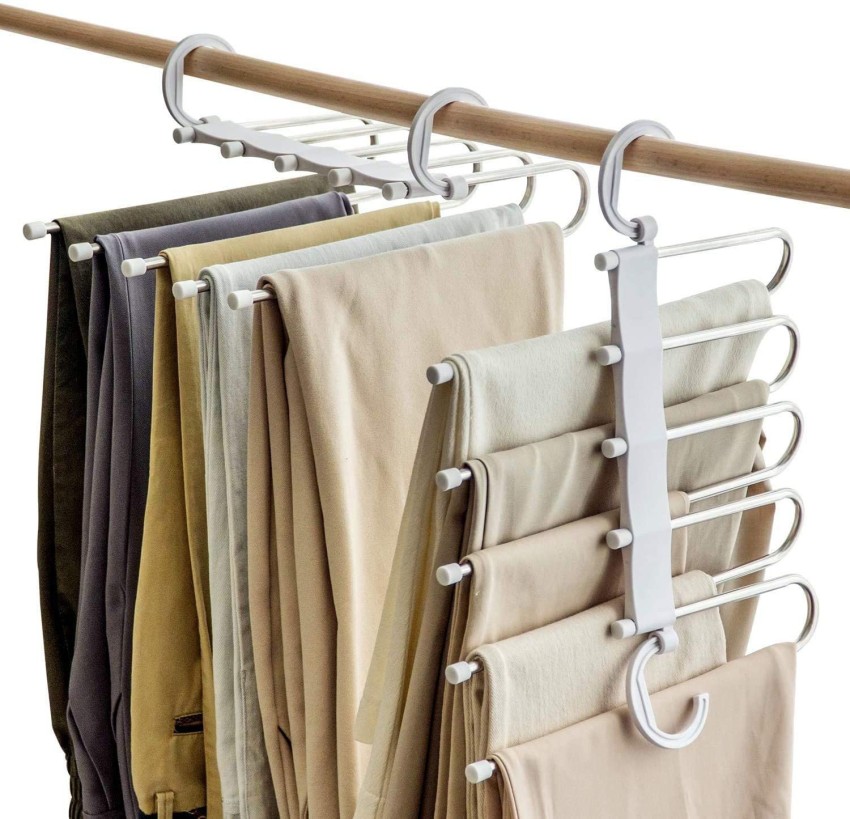 White Wooden Clothes Hangers with Non Slip Pants Bar  Smooth Finish Solid  Wood Coat