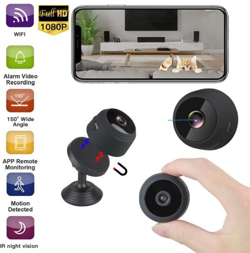 SAYFUT PCS Mini Wireless WiFi Cameras, Camera With Audio, 59% OFF