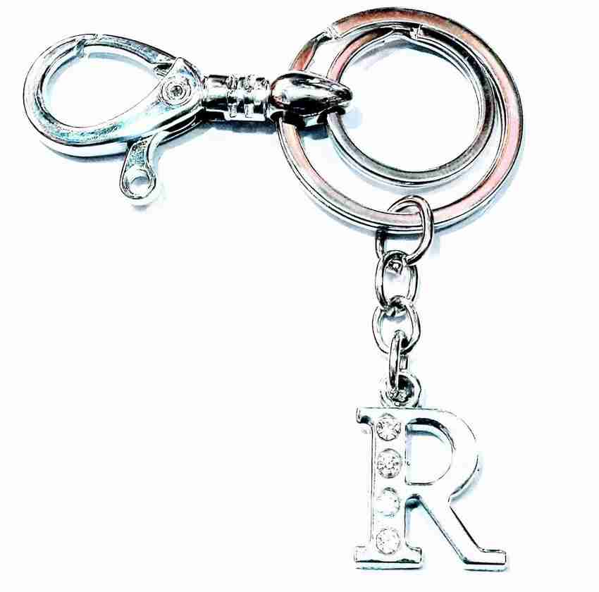 R initial keychain shop