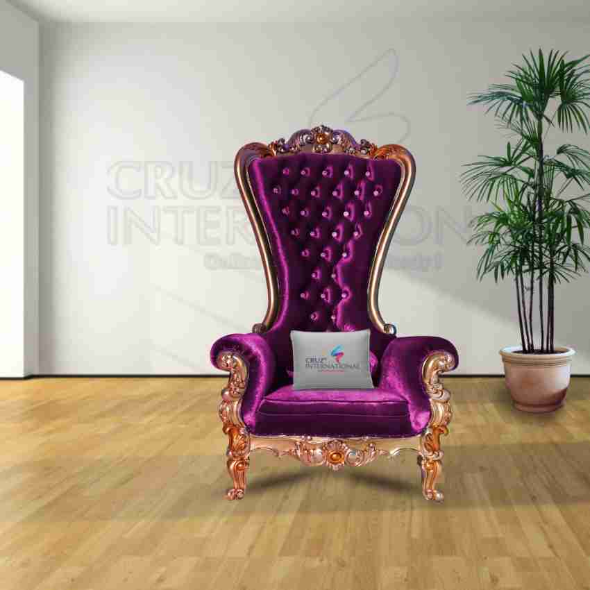 Purple discount room chair