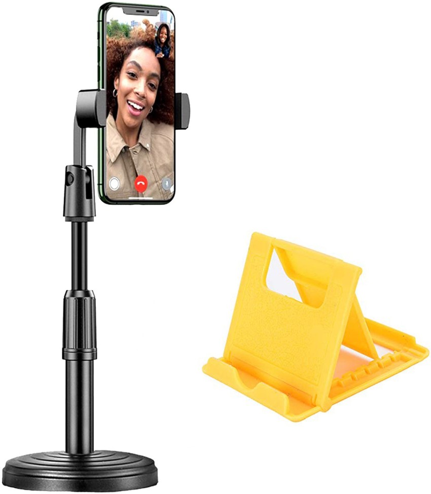 OTD Mobile Phone Stand and Holder Combo for Live/Vlogs Special Design for Streaming, Video Blogs, Online Classes, Streaming, Shooting Field, Youtuber Video Recording Mobile Holder Price in India