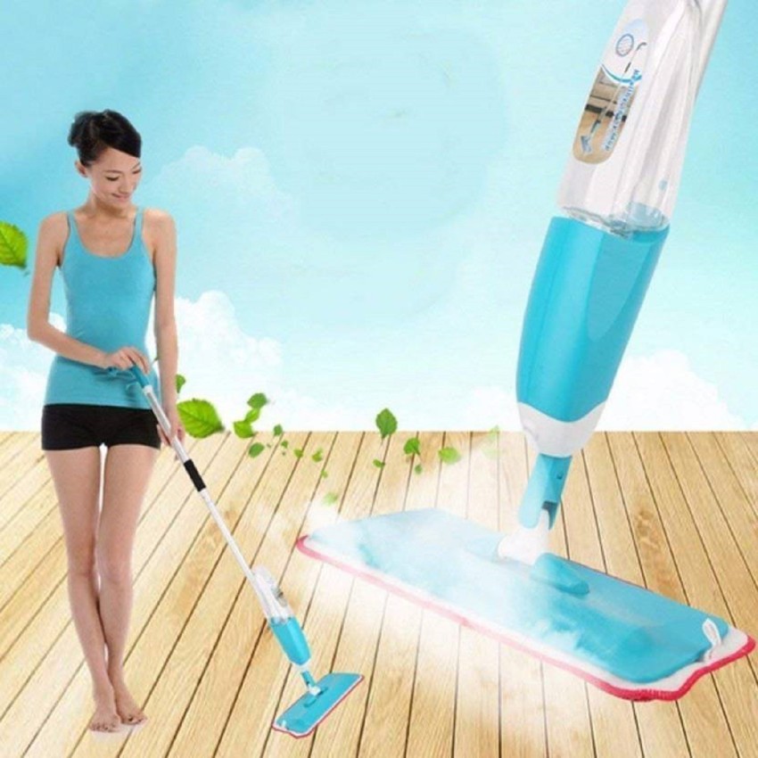 Spray Mops for Floor Cleaning, Microfiber Spray Cleaning Mop Kit with 3  Reusable Washable Pads 700ML Refillable Bottle and Scrubber Flat Mop with  360