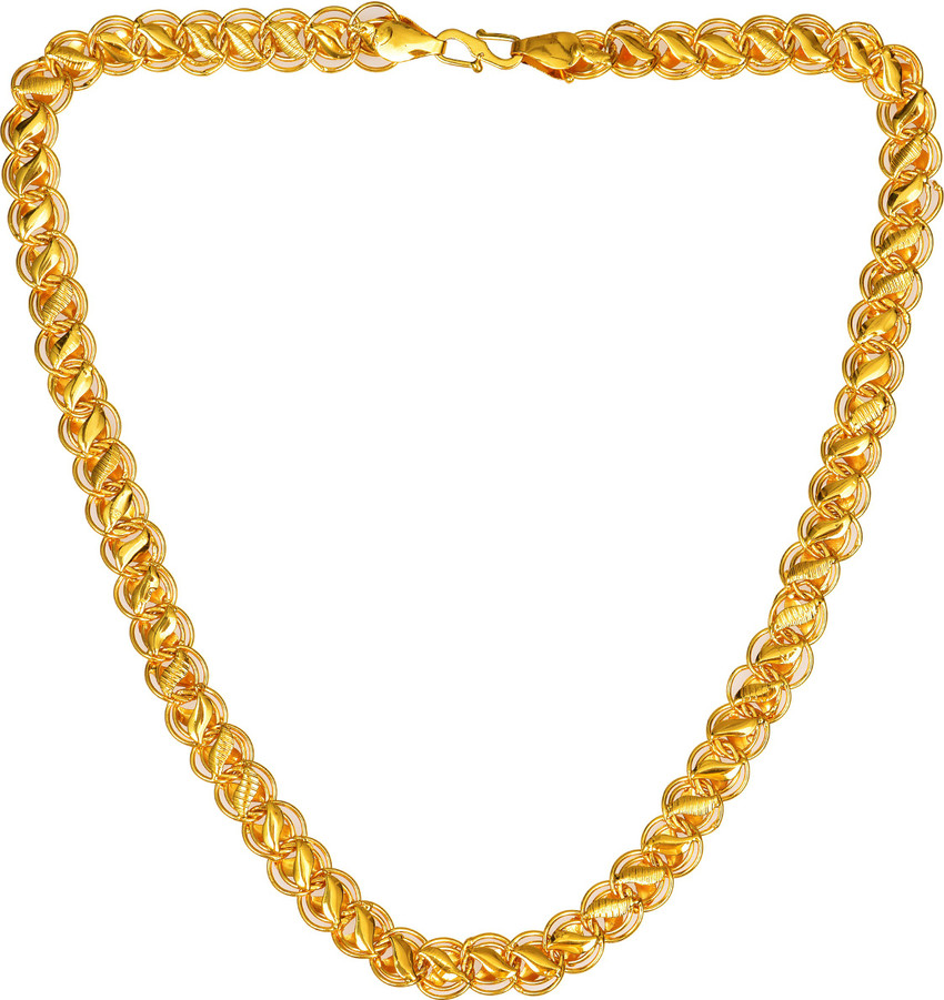 Gold plated store brass necklace