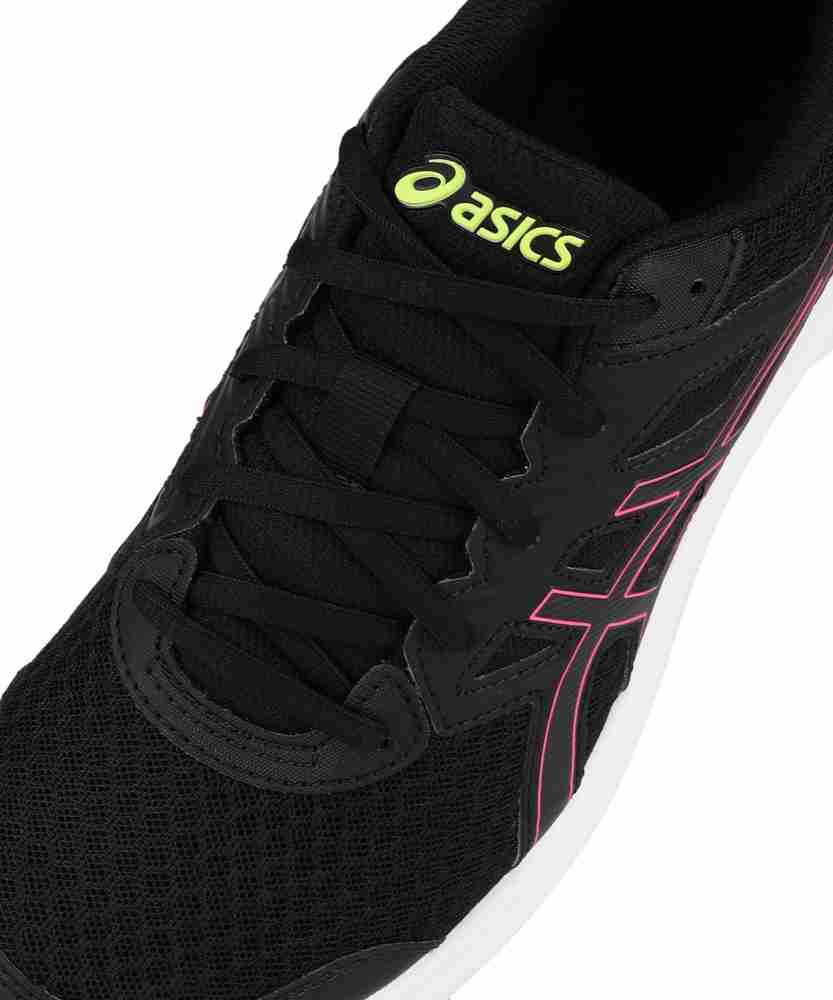 Asics black 2025 trainers womens