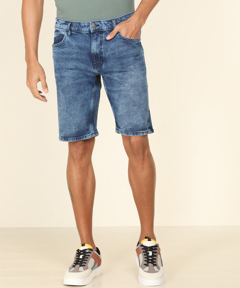 Denim shorts mens discount india