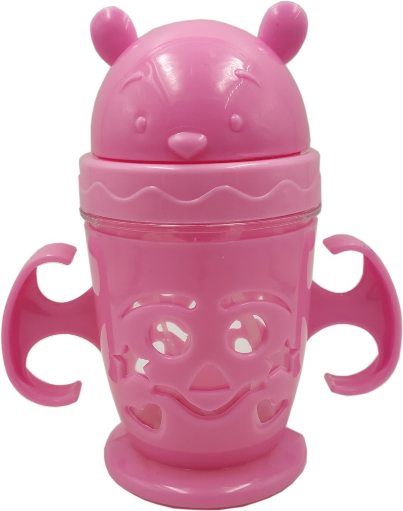 Tatsam baby sipper water bottle for kids Pink color bpa free 1 sip