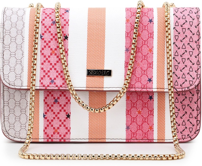 Buy CONNECTING IT PINK SLING BAG for Women Online in India