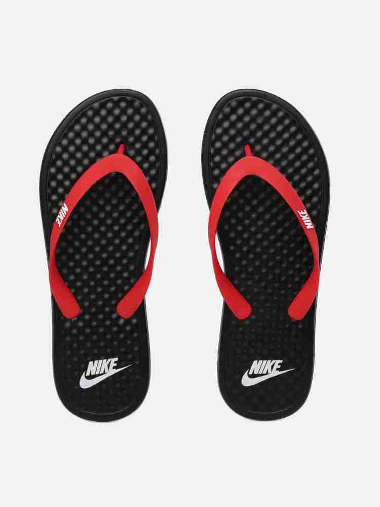 Nike slippers for hot sale men red