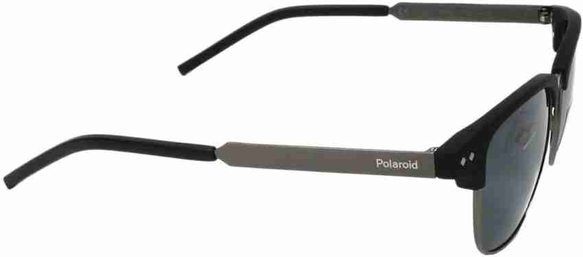 Buy POLAROID Clubmaster Sunglasses Black For Men Women Online Best Prices in India Flipkart