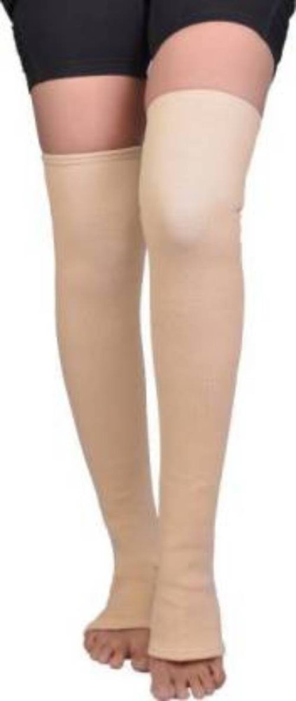 Buy Comprezon Varicose Vein Stockings Class 2- Mid Thigh- 1 pair (Xlarge)  Online at Low Prices in India 