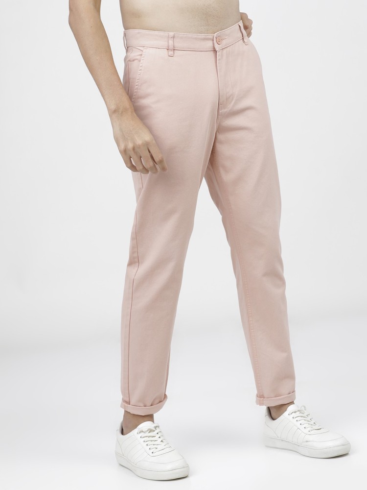 FUBAR Slim Fit Men Pink Trousers  Buy FUBAR Slim Fit Men Pink Trousers  Online at Best Prices in India  Flipkartcom