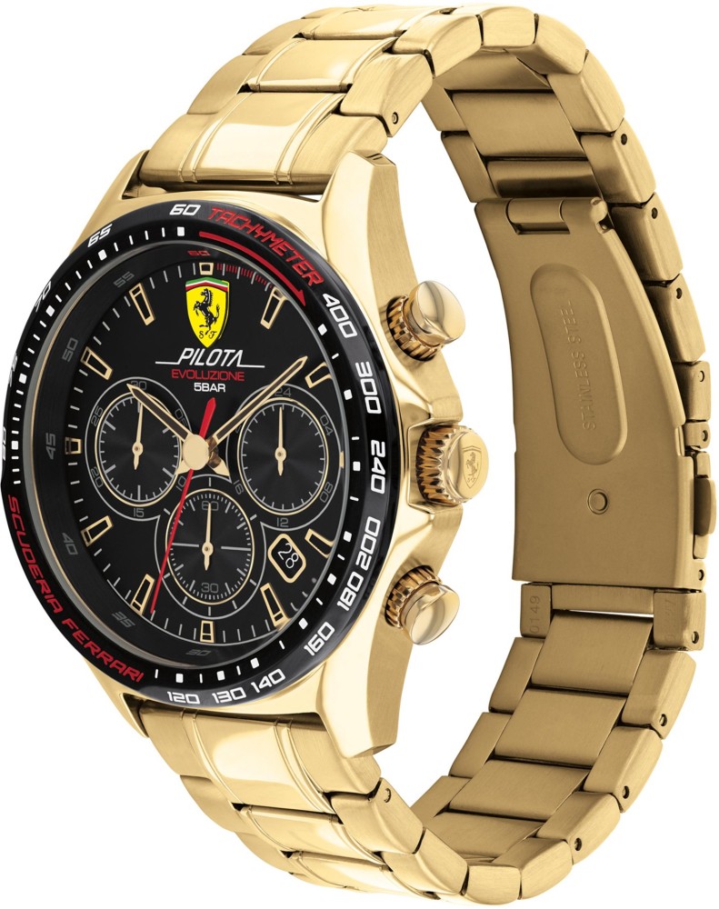 Ferrari discount watch gold