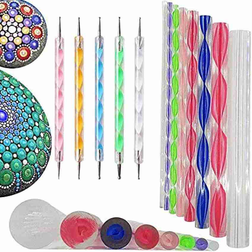 KIRA Mandala Dotting Tools Rock Paint Kits, Nail Art,  Polymer Clay 13 pcs - Dotting Tools